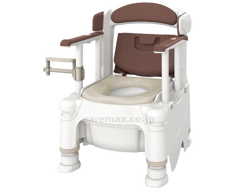安寿 携帯型室内用便器 FX-30 らく象さんくん ホンブルグ帽便座・好いたらしい脱臭 / 532-96 [アロン化成]