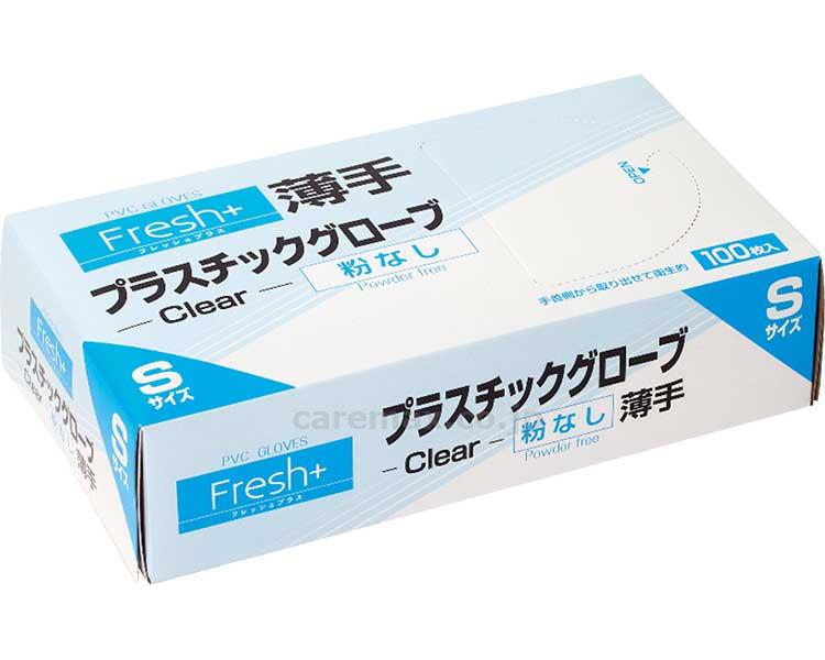 Fresh+薄手　プラスチックグローブ　粉無　100枚&times;30箱[大黒工業]｜NFパラダイス本舗