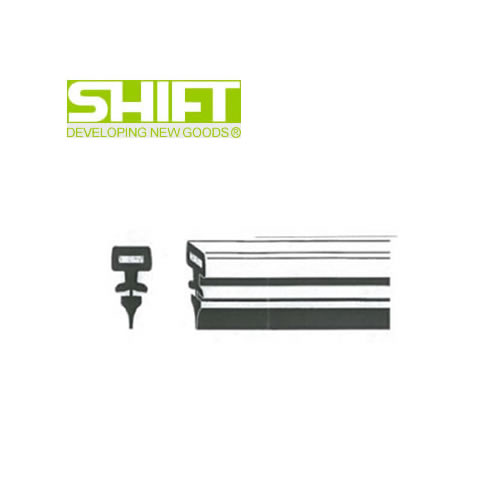 SHIFT シフト GBC-630 純正ワイパー用替えゴム(グラファイト・金具無し) GBCタイプ(中芯タイプ) 幅7mm 長さ630mm 業務用10本入り 【NF】