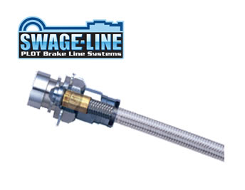 SWAGE-LINE スウェッジライン ブレーキホース ステンレス ブラックスモークホース WRX STI 4WD S207 品番:SW4828NB 【NF店】|カー用品卸問屋 ニューフロンテア