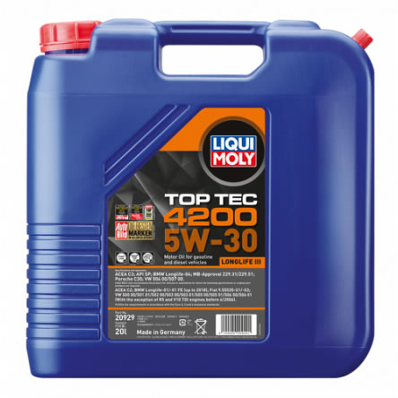 LIQUIMOLY リキモリ ﾄｯﾌﾟﾃｯｸ4200 5W30 20L