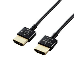 ☆【5個セット】エレコム HDMIケーブル/Premium/スーパースリム/1.0m/ブラック CAC-HDPSS10BKX5