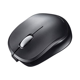 ☆サンワサプライ 静音BluetoothブルーLEDマウス(充電式) ブラック MA-BBS308BK 4,805円