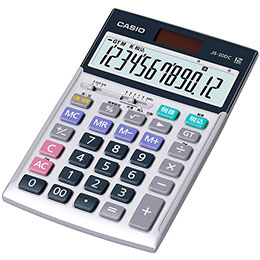 ☆カシオ計算機 CASIO 実務電卓(日数&時間計算タイプ) ジャストタイプ12桁 JS-20DC-N