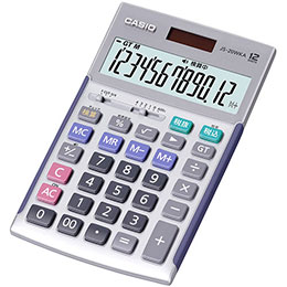 ☆カシオ計算機 CASIO 実務電卓(検算タイプ) ジャストタイプ12桁 シルバー JS-20WKA-SR-N