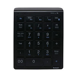 ☆ミヨシ Bluetoothテンキー ブラック TENBT02/BK