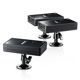 ☆サンワサプライ ワイヤレス分配HDMIエクステンダー(2分配) VGA-EXWHD7N｜カー用品卸問屋　ニューフロンテア