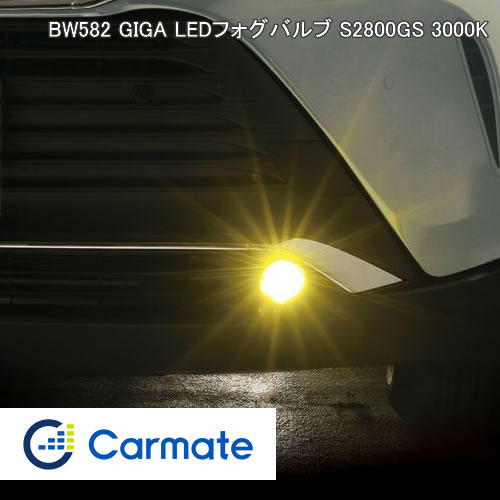 カーメイト LEDﾌｫｸﾞ BW582 S2800GS 3000K