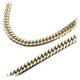 ☆CrazyAngel 6面W喜平ネックレス 長さ60cm ステンレス316L 0008ca-974