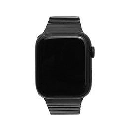 ☆WEARPLANET プレミアムメタルバンド for Apple Watch 45/44/42mm ブラック WP23136AW|カー用品卸問屋 ニューフロンテア