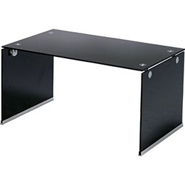 ☆東谷 ガラステーブルS ブラック PT-28BK 10,454円