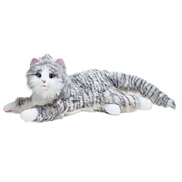 ☆デジレクト しっぽふりふり あまえんぼうねこちゃん アイスグレー dgrt67831|カー用品卸問屋 ニューフロンテア