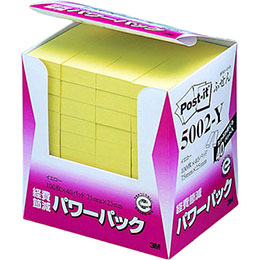 ☆3M Post-it ポストイット 再生紙パワーパック ふせん 3M-5002-Y