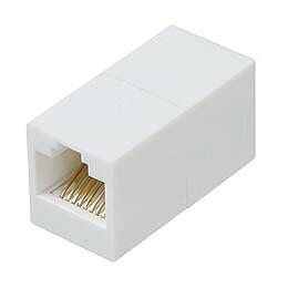 ☆【5個セット】 サンワサプライ RJ-45用中継アダプタ(エンハンスドカテゴリ5) ADT-EX-5EKX5