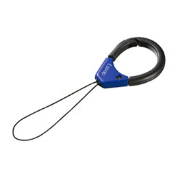 ☆【10個セット】 サンワサプライ フィンガーストラップ(ブルー) DG-ST37BLX10