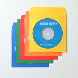 ☆【5個セット】 サンワサプライ DVD・CDペーパースリーブケース FCD-PS100MXNX5