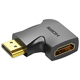 ☆【2個入×10セット】 VENTION 4K対応 HDMI 270°折れ Male to Femaleアダプター AI-2229X10