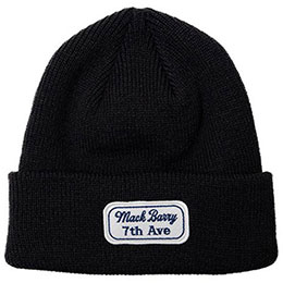☆MACK BARRY マクバリー 【BEANIE(ビーニー)】 7TH AVE PATCH BEANIE MCBRY71778
