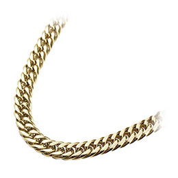 ☆CrazyAngel ネックレスチェーン ステンレス316L 50cm 太め 幅8mm 厚み2.6mm ゴールド 0036ca-996