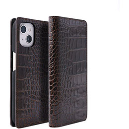 ☆ABBI SIGNATURE LIPARI イタリアンレザー MagSafe対応ダイアリーケース for iPhone 15 ダークブラウン ABS26170i15｜カー用品卸問屋　ニューフロンテア