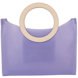 ☆MISTY LAYER トートバッグ リングタイプ Ri ミストをまとうような柔らかい透け感 バイオレット MLTbR-VL