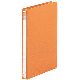 ☆【10個セット】 LIHIT LAB. Avanti リングファイル A4S 2穴 橙 F-867U-4-ORX10