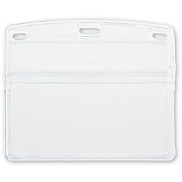 ☆【10枚×5セット】 オープン工業 名札用ケース ヨコ特大チャック付 OPEN-K-NX-107X5