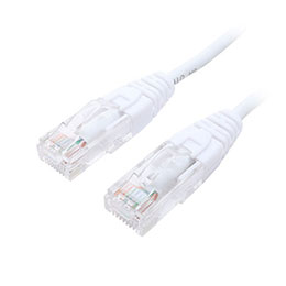 ☆【5個セット】 MCO 抜きやすいLAN CAT.6A ホワイト 5m C6A-N050WHX5