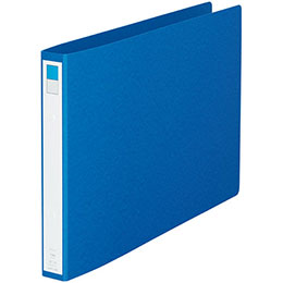 ☆【5個セット】 LIHIT LAB. リングファイル B4E 2穴 藍 F-834-NVX5