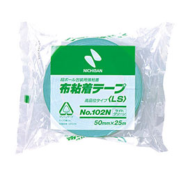 ☆【5個セット】 ニチバン 布テープ102N 50×25 ライトグリーン NB-102N14-50X5