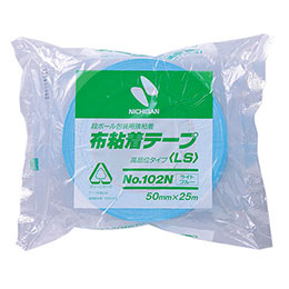 ☆【5個セット】 ニチバン 布テープ102N 50×25 ライトブルー NB-102N20-50X5