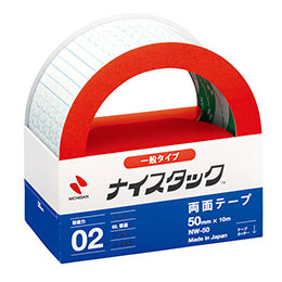 ☆【5個セット】 ニチバン ナイスタック 一般タイプ 50mm×10m NB-NW-50X5