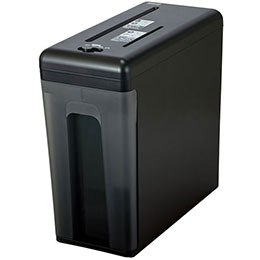 ☆ナカバヤシ パーソナルシュレッダ ノイズレス スリム クロスカット NSE-NLC02BK