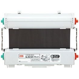 ☆MAX ビーポップ インクリボン 50m巻 ブラック SL-R218Tブラック IL90162｜カー用品卸問屋　ニューフロンテア