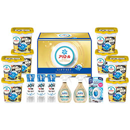 ☆P&G アリエールジェルボールプレミアムバラエティギフトセット (ジェルボールプロパワー・除菌ジョイコンパクト逆さボトル ほか) 日本製 4283-030