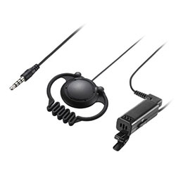☆サンワサプライ ワイヤレスガイド用イヤホンマイク 親機用 ブラック MM-WGS5T-HS1