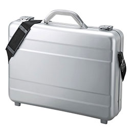 ☆サンワサプライ PCアルミケース 15.6インチワイド シルバー BAG-AL4N2