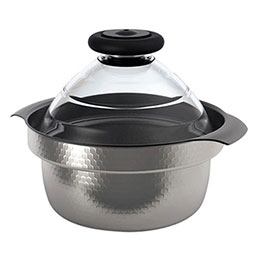 ☆HARIO フタがガラスのIH対応ご飯釜雪平 GIS-200｜カー用品卸問屋　ニューフロンテア 8,778円