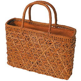 楽天市場】ヤマコー てまひま工房 日本製山葡萄バッグ 網代編み 大