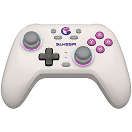 ☆GameSir Nova ワイヤレス&有線ゲームコントローラ マルチプラットフォーム レトロホワイト GameSir-Nova-Retro-White
