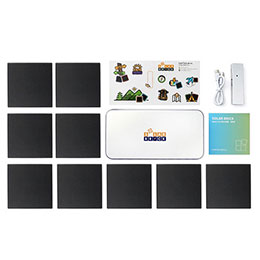 ☆SolarBrick マグネット式組み立てソーラー充電器 パネル9枚(ブラック)セット SB-9PBK｜カー用品卸問屋　ニューフロンテア