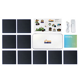 ☆SolarBrick マグネット式組み立てソーラー充電器 パネル9枚(ネイビー)セット SB-9PNV 17,430円