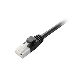 ☆【5本セット】 エレコム LANケーブル CAT6対応 EU RoHS指令準拠 爪折れ防止 簡易パッケージ仕様 1m ブラック LD-GPT/BK1/RSX5
