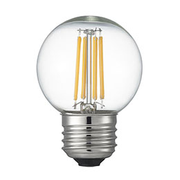 ☆【10個セット】 YAZAWA フィラメントLED 40W G50 ボール形 E26 CL LDG4LG50CX10|カー用品卸問屋 ニューフロンテア