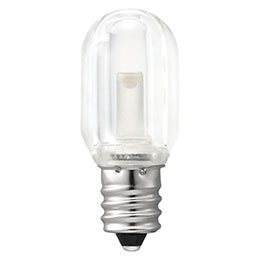☆【20個セット】 YAZAWA LEDナツメ球電球色 E12 クリア LDT1LG19E12CX20