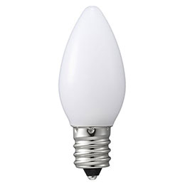 ☆【20個セット】 YAZAWA LEDローソク球電球色 E12 ホワイト LDC1LG20E12WX20|カー用品卸問屋 ニューフロンテア