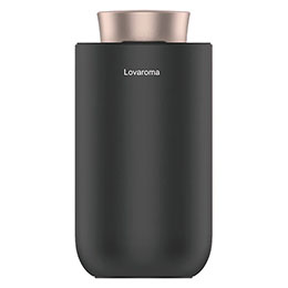 ☆Lovaroma 高密度アロマディフューザー Deep Serenity Aroma 水も熱も使わず空気の力で拡散 ブラックゴールド Lovaroma-H11-BG|カー用品卸問屋 ニューフロンテア