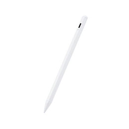 ☆エレコム タッチペン スタイラスペン 充電式 樹脂ペン先 ホワイト P-TPACSTAP05WH