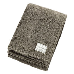 ☆楠橋紋織 BLUEVERA バスタオル トープ (69&times;140cm・綿100%) 1-04116-11-CGY｜カー用品卸問屋　ニューフロンテア