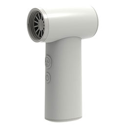☆ナカバヤシ 電動エアダスターJET mini充電式 ホワイト 軽量コンパクトでコードレス 持ち運びに便利な電動エアダスター DAD-301WH